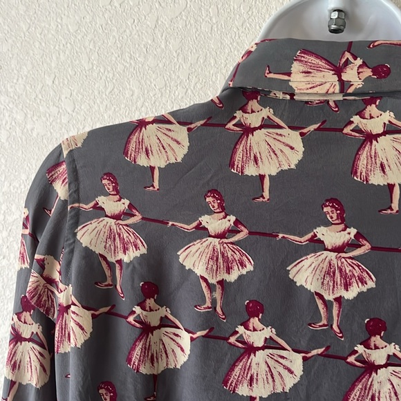 Vintage Valentino, ballerina silk blouse - Picture 8 of 11